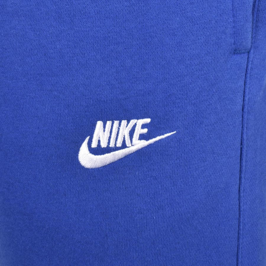 Nike swoosh joggers blue clearance